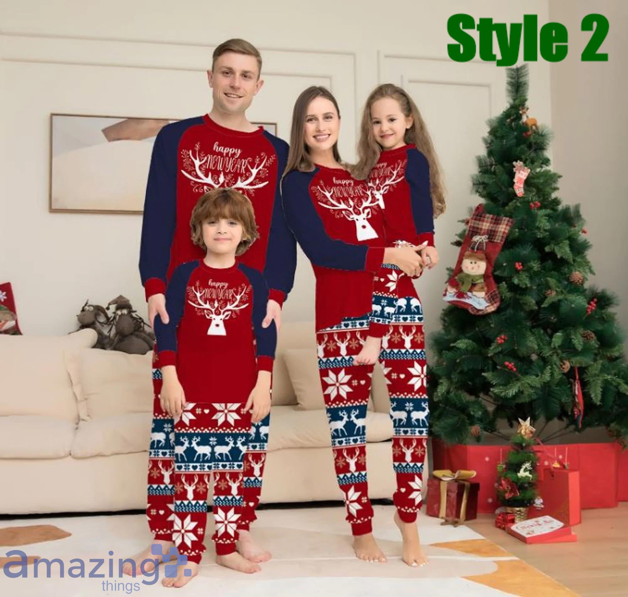 Christmas Dog Happy Holidays Christmas Matching Family Pajamas Product Photo 2