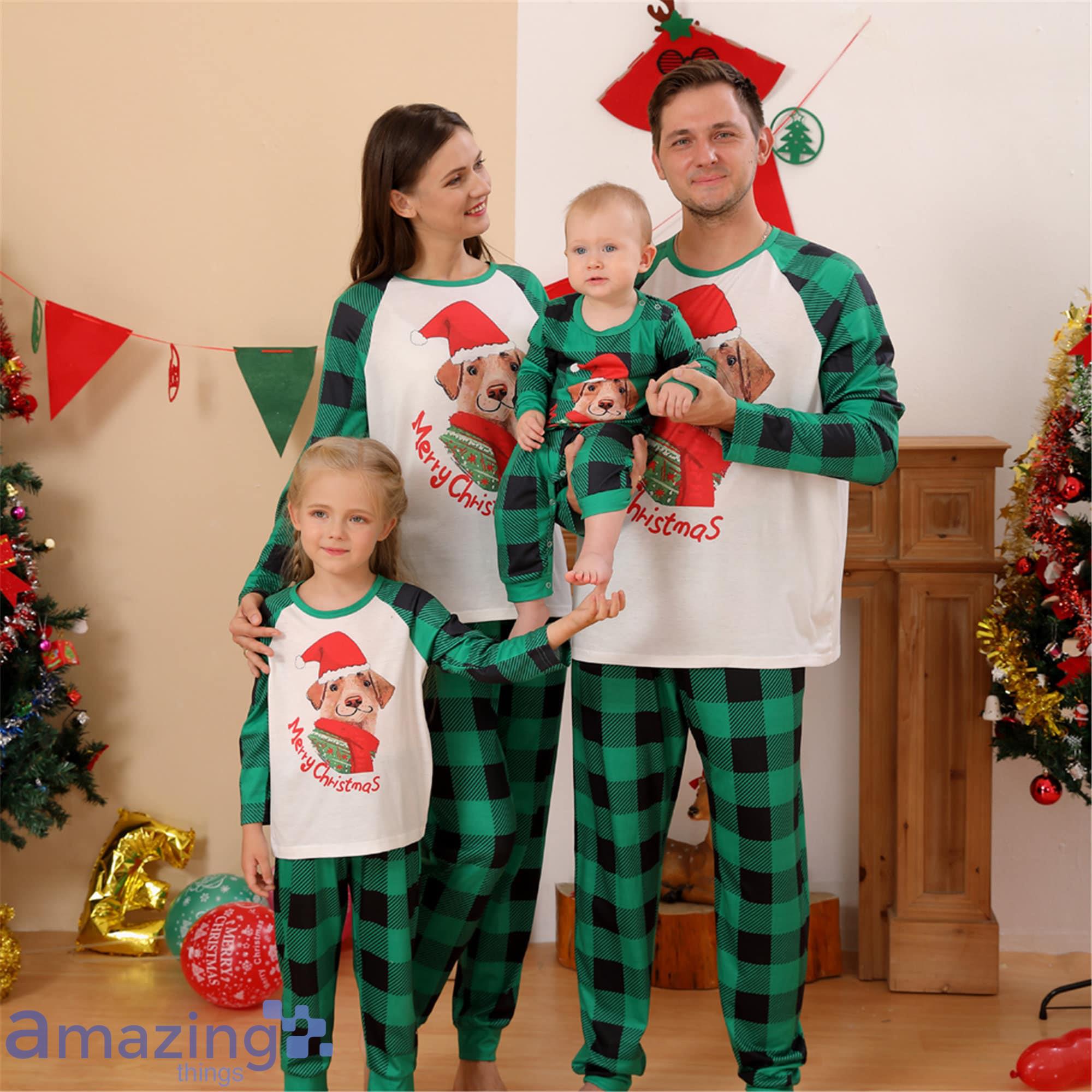 Christmas Dog Merry Christmas Matching Family Pajamas Product Photo 2