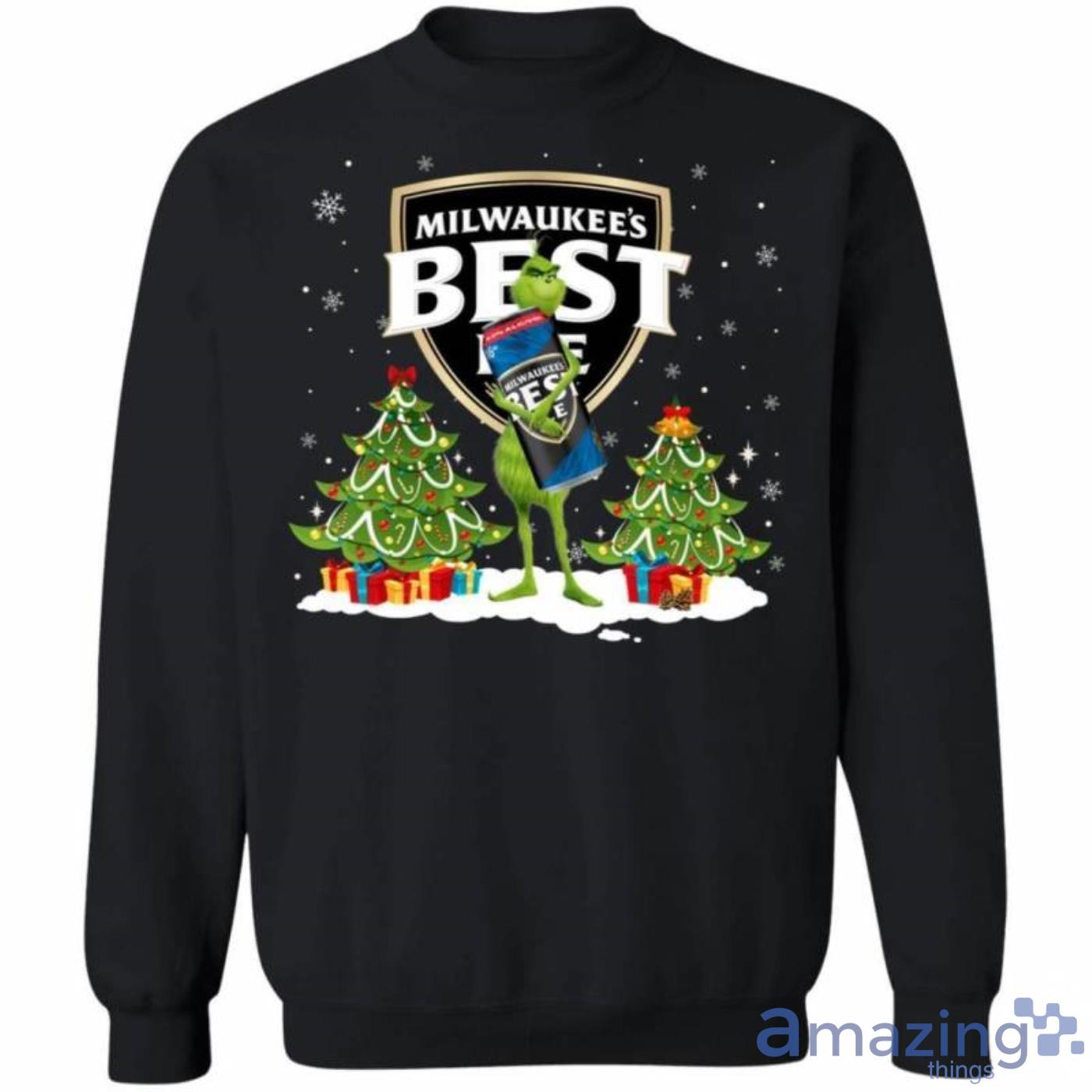 Christmas Ginch Sweater Grinch Hold Mil' Best Ice Funny Christmas Sweatshirt Product Photo 1