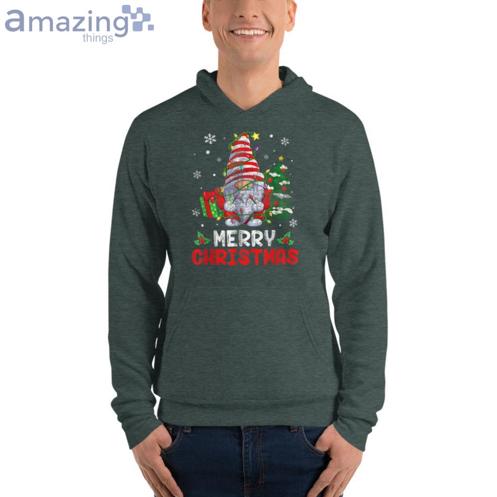 Christmas Gnome Shirt Matching Family Christmas Pajama T Shirt image Christmas Gnome Shirt Matching Family Christmas Pajama T-Shirt - Unisex Fleece Pullover Hoodie-1