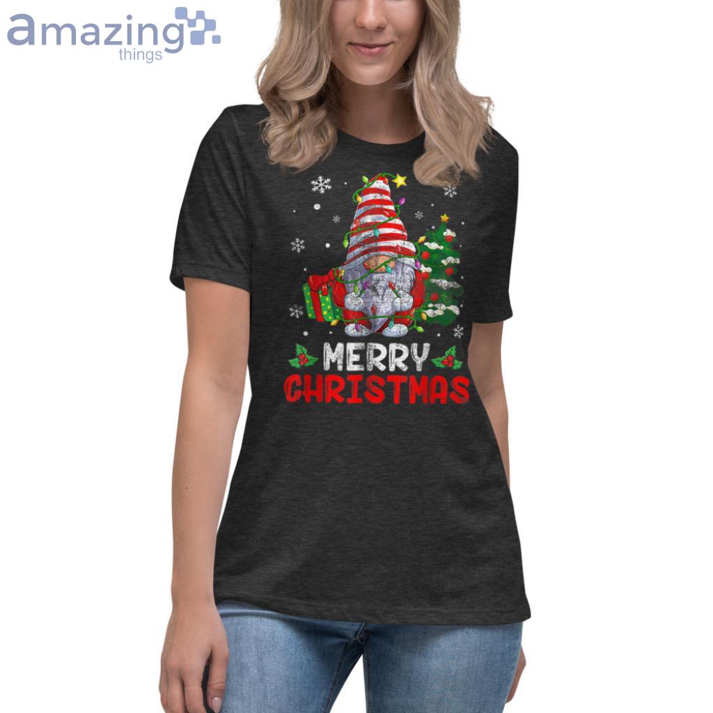 Christmas Gnome Shirt Matching Family Christmas Pajama T Shirt image Christmas Gnome Shirt Matching Family Christmas Pajama T-Shirt - Womens Relaxed Short Sleeve Jersey Tee-1