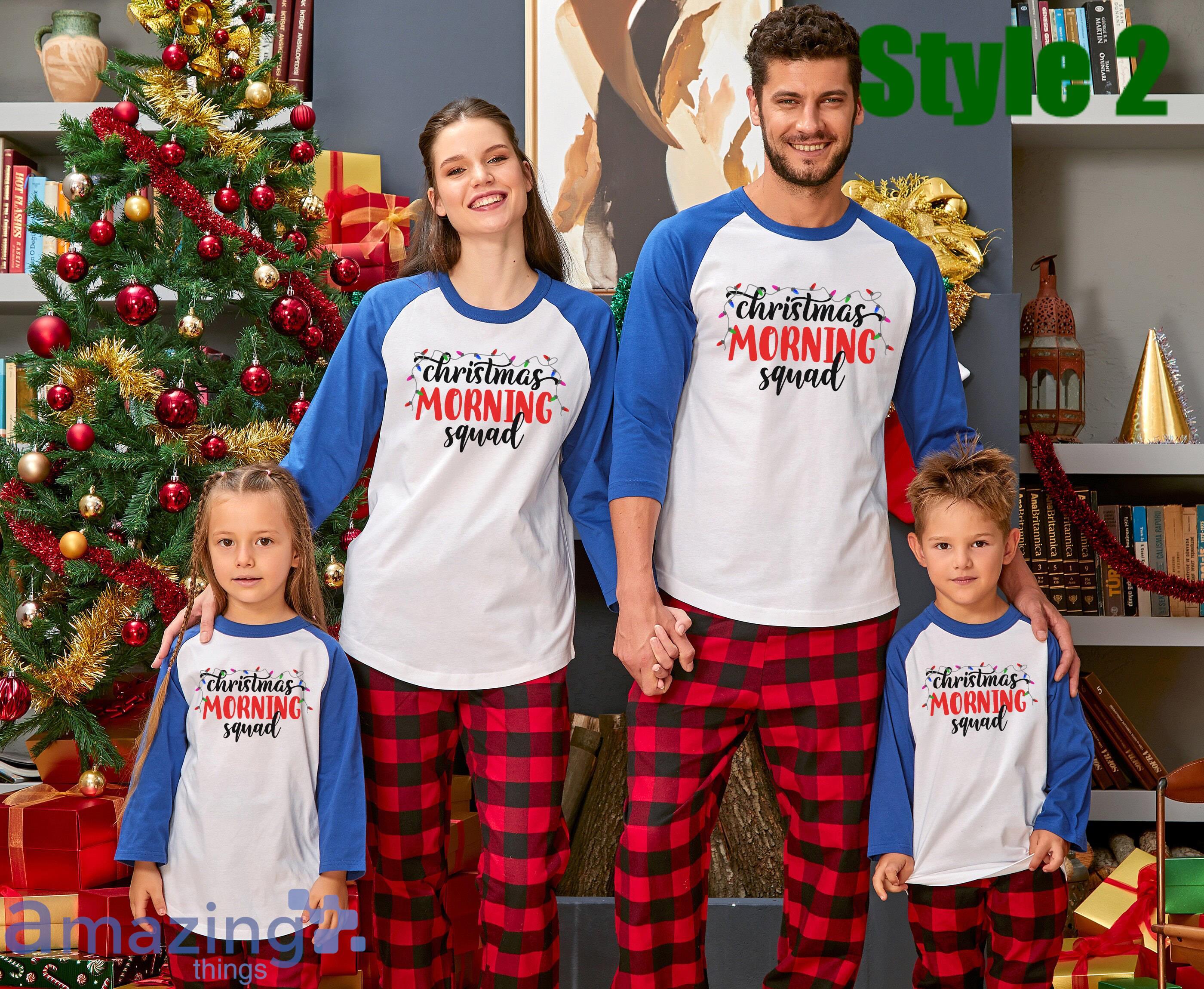 Christmas Morning Squad Christmas Matching Family Pajamas Product Photo 2