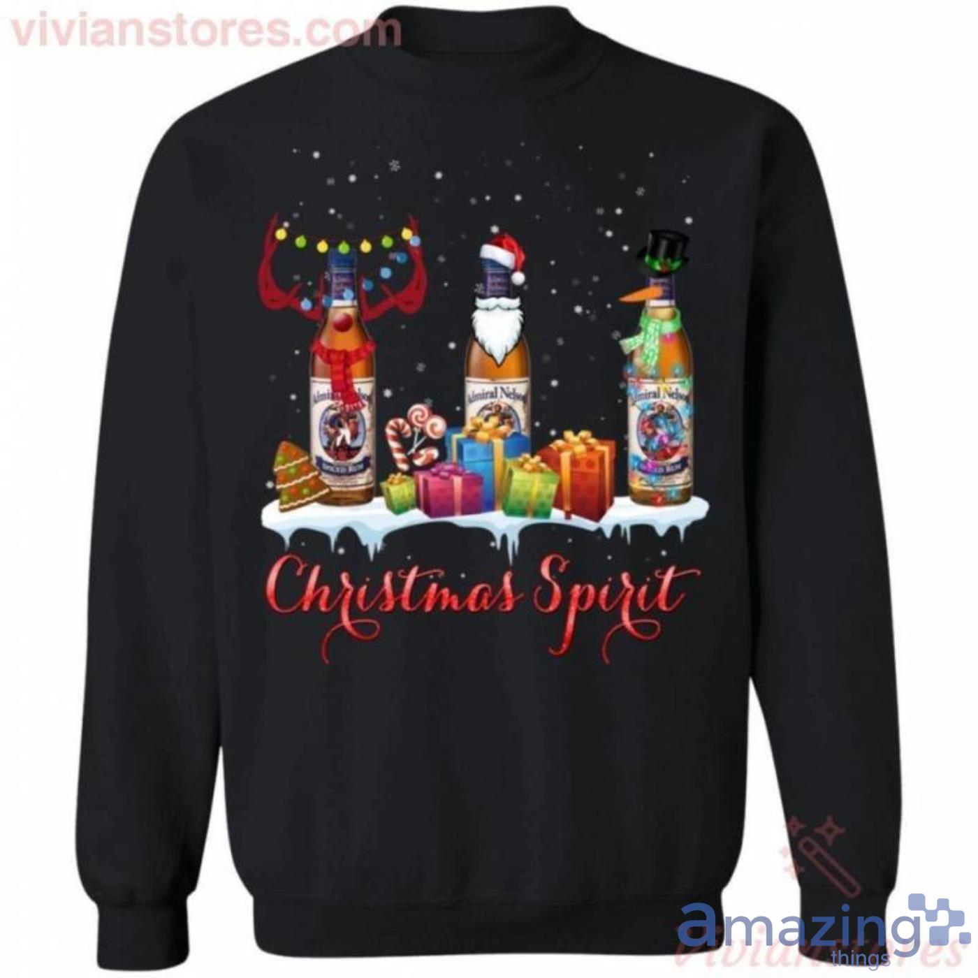 Christmas Sweater Admiral Nelson' Christmas Spirit Rum Xmas Christmas Sweatshirt Product Photo 1