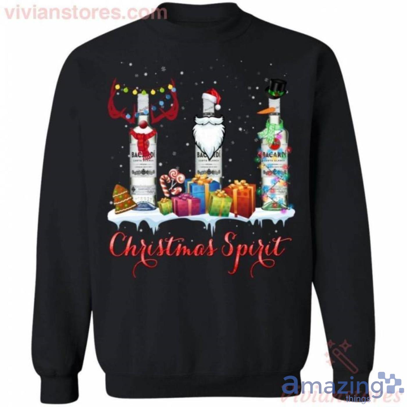 Christmas Sweater Bacardi Christmas Spirit Rum Xmas Christmas Sweatshirt Product Photo 1