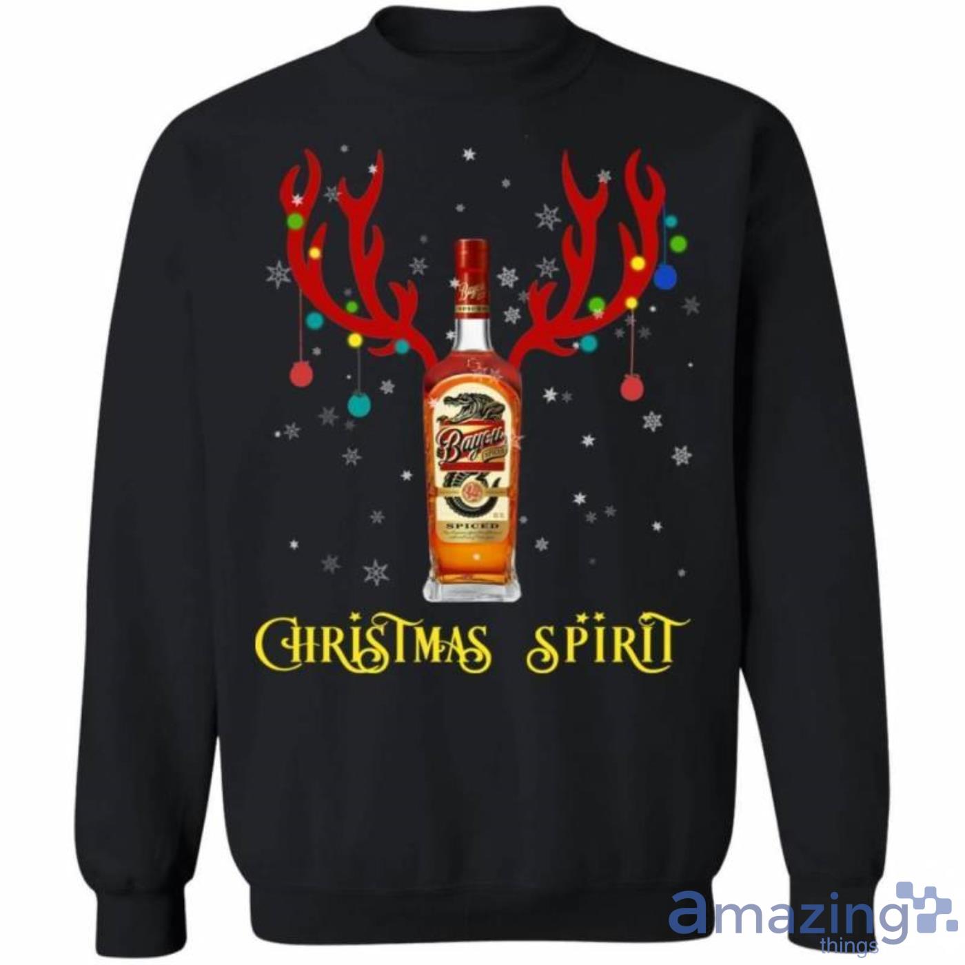 Christmas Sweater Bayou Christmas Spirit Reindeer Rum Christmas Sweatshirt Product Photo 1