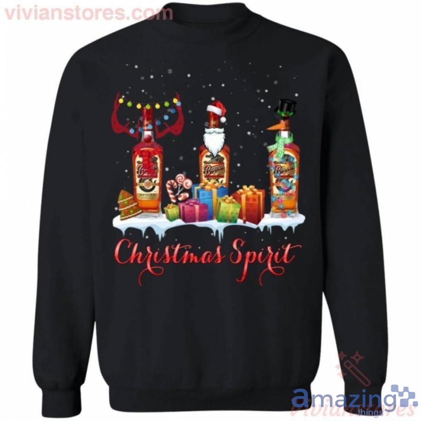 Christmas Sweater Bayou Christmas Spirit Rum Xmas Christmas Sweatshirt Product Photo 1