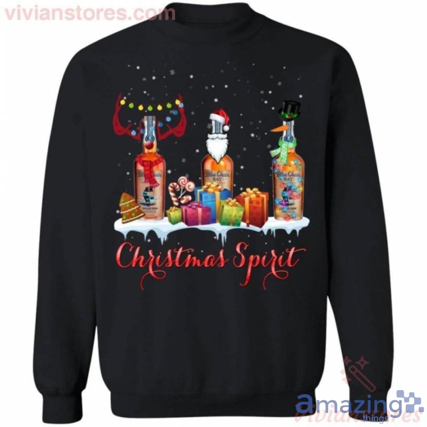 Christmas Sweater Blue Chair Bay Christmas Spirit Rum Xmas Christmas Sweatshirt Product Photo 1