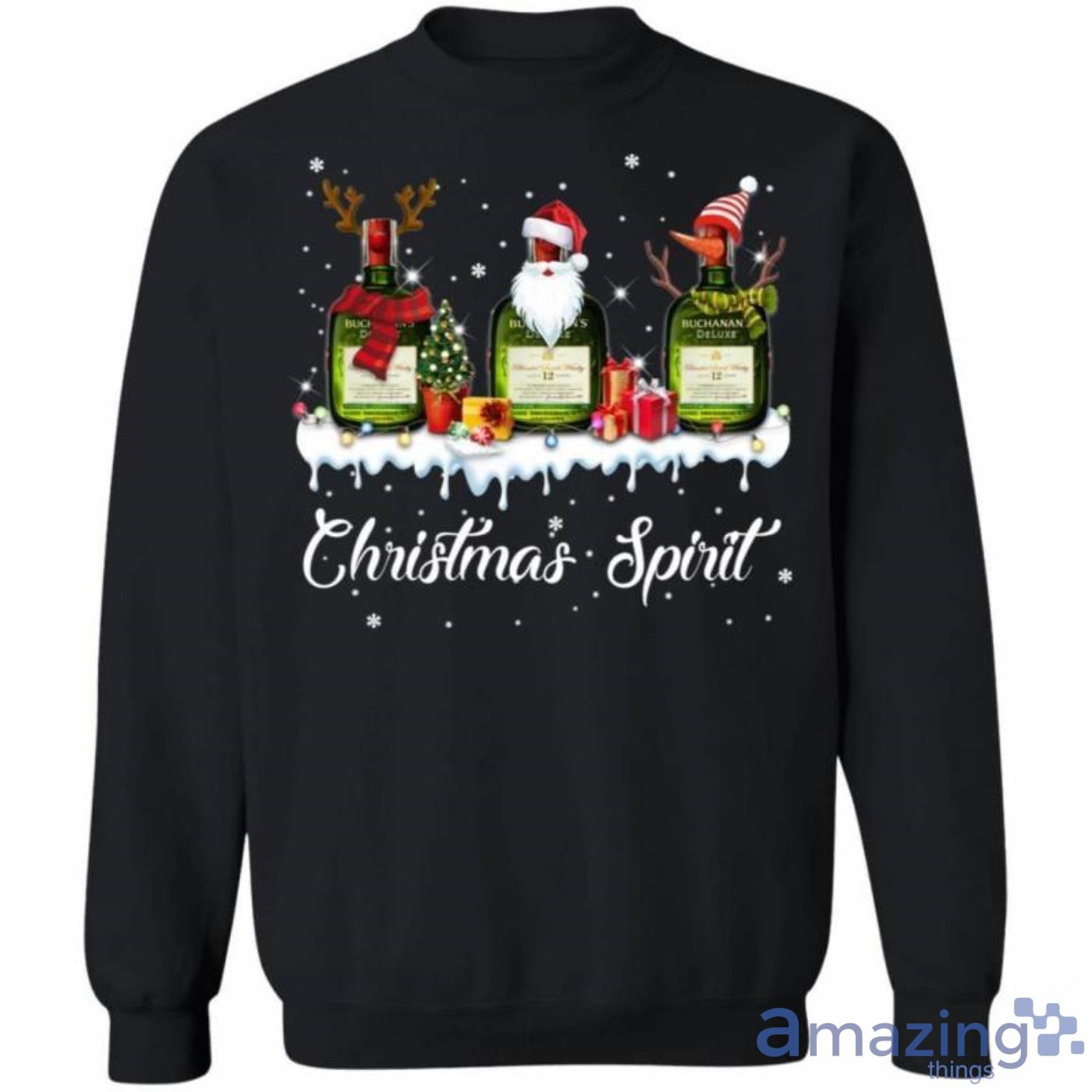 Christmas Sweater Buchanan' Christmas Spirit Whisky Christmas Sweatshirt Best Xmas Gifts Product Photo 1