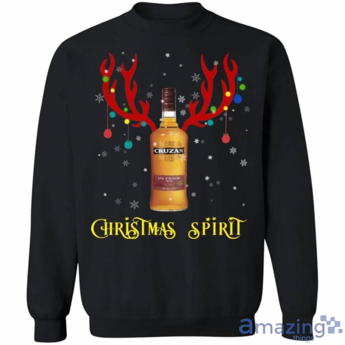 Christmas Sweater Cruzan Christmas Spirit Reindeer Rum Christmas Sweatshirt Product Photo 1