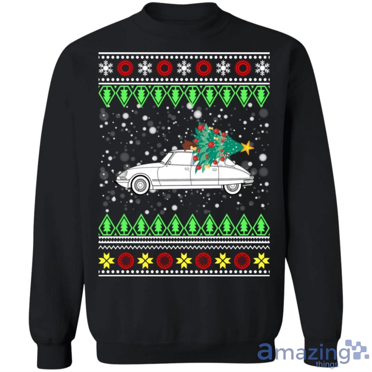Citroen Ds 23 Efi Classic Car Christmas Sweatshirt Product Photo 1