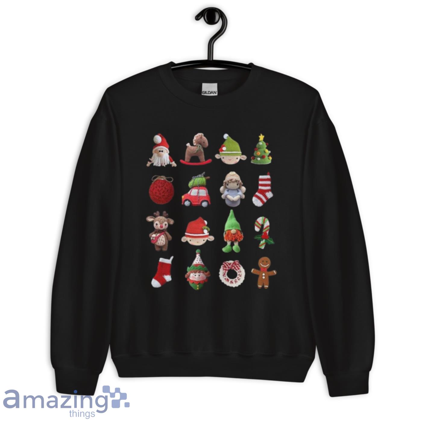 Collection Of Christmas Santa Claus Playing Pose Activity For Xmas Day Shirt image Collection Of Christmas Santa Claus Playing Pose Activity For Xmas Day Shirt - Unisex Crewneck Sweatshirt