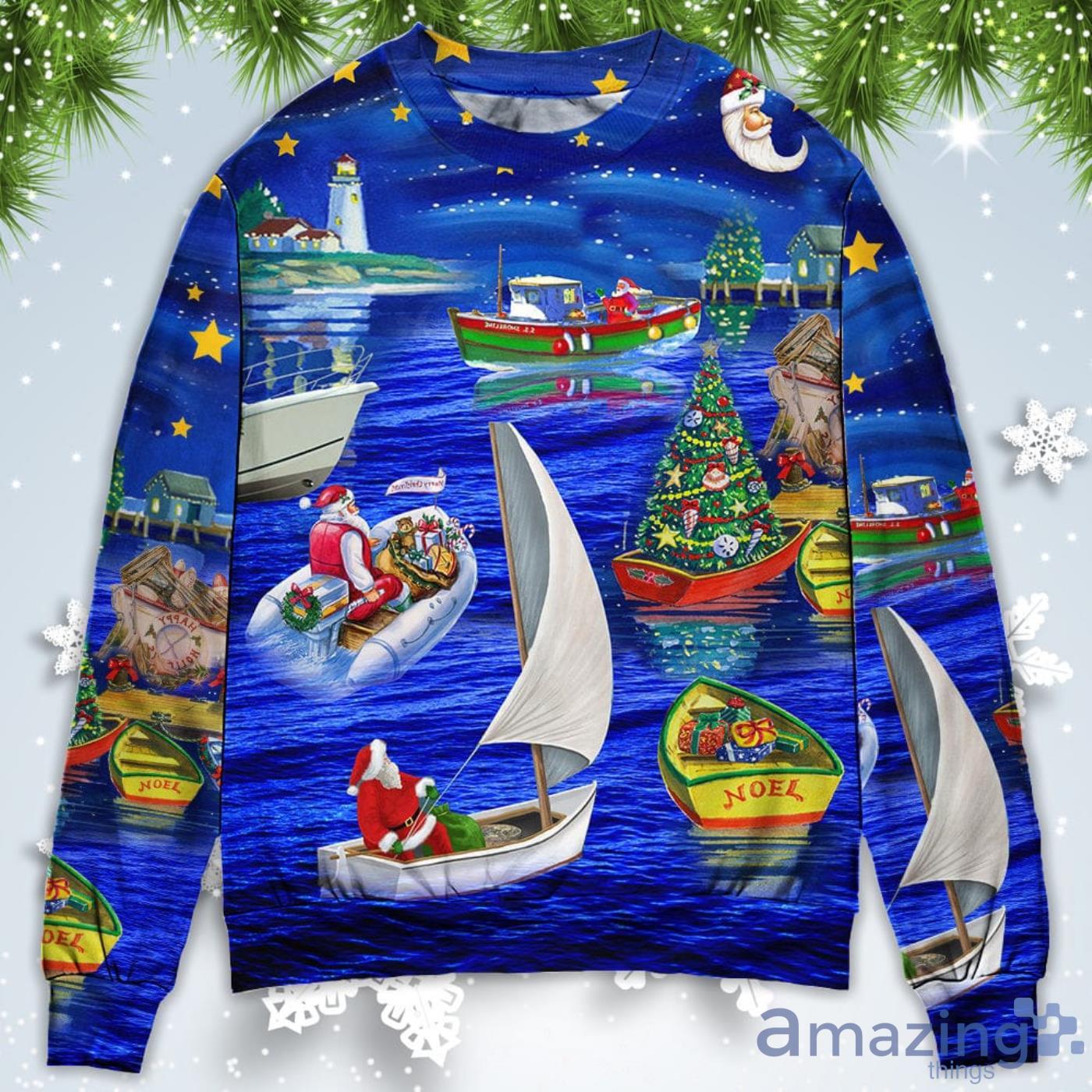 Coming Starry Night Christmas Sweatshirt Sweater Product Photo 1