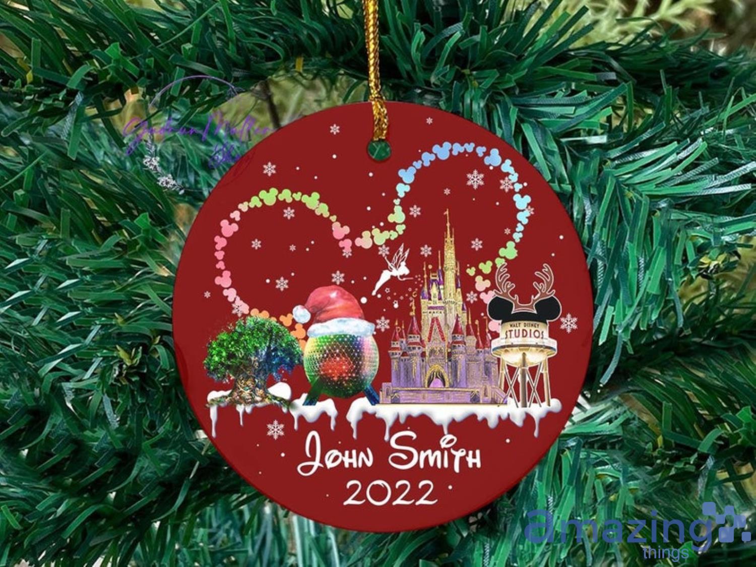 Custom Disney Christmas Ornament Disneyland Ornament image Custom Disney Christmas Ornament Disneyland Ornament Product Photo 2