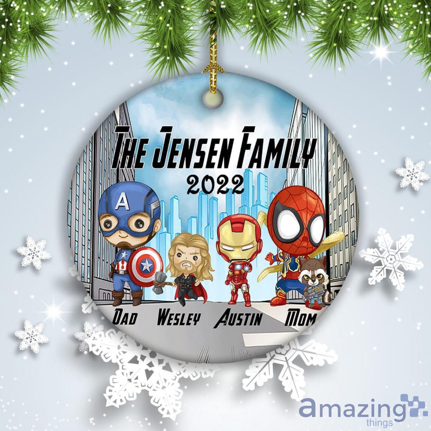 Custom Family Christmas Ornament 2022 Funny Christmas Ornament Custom Ornament Ornament Christmas Gift For Family Product Photo 1