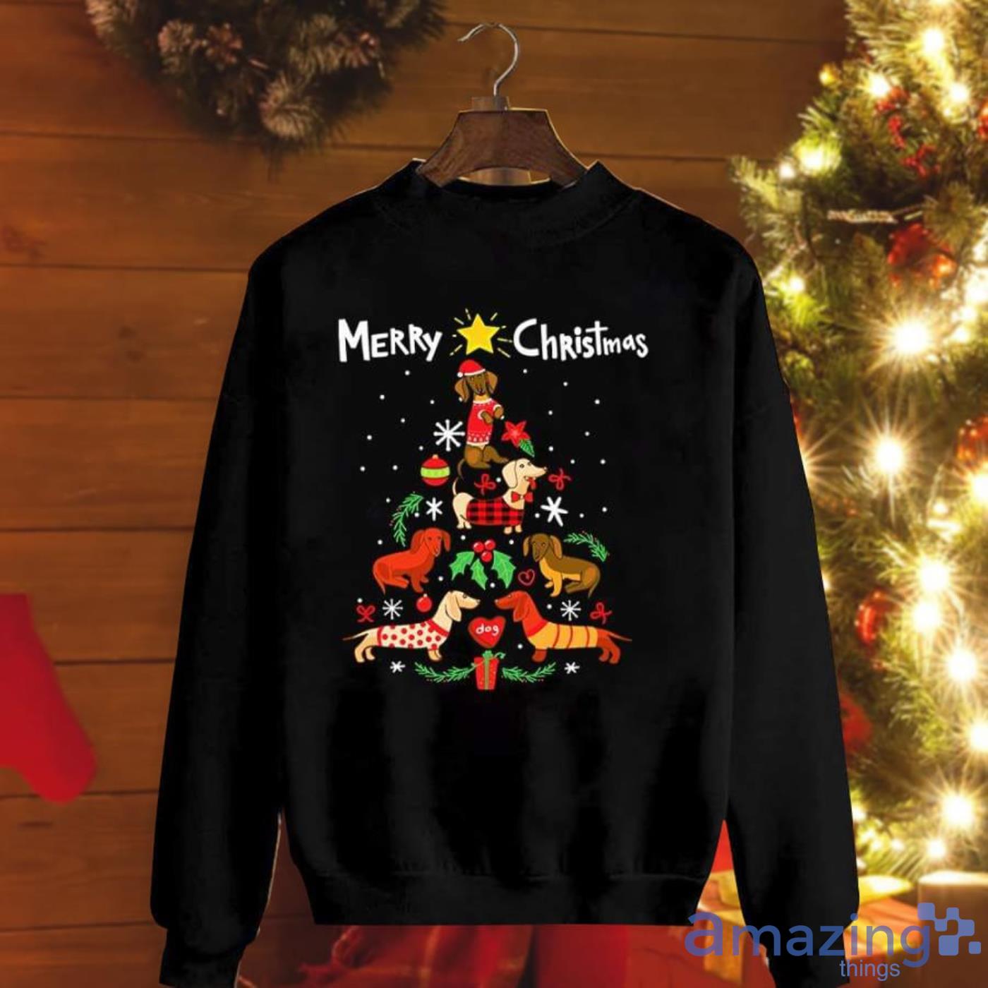 Dachshund discount christmas sweatshirt