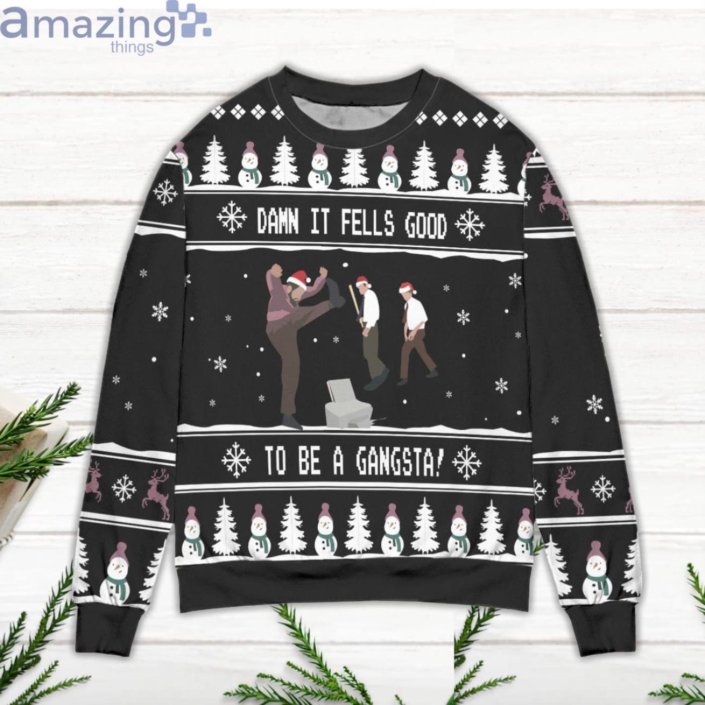 Gangsta ugly 2025 christmas sweater