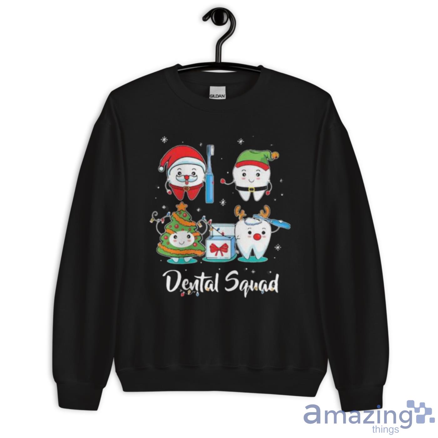 Dental Squad Tooth Dental Assistant Christmas Shirt image Dental Squad Tooth Dental Assistant Christmas Shirt - Unisex Crewneck Sweatshirt
