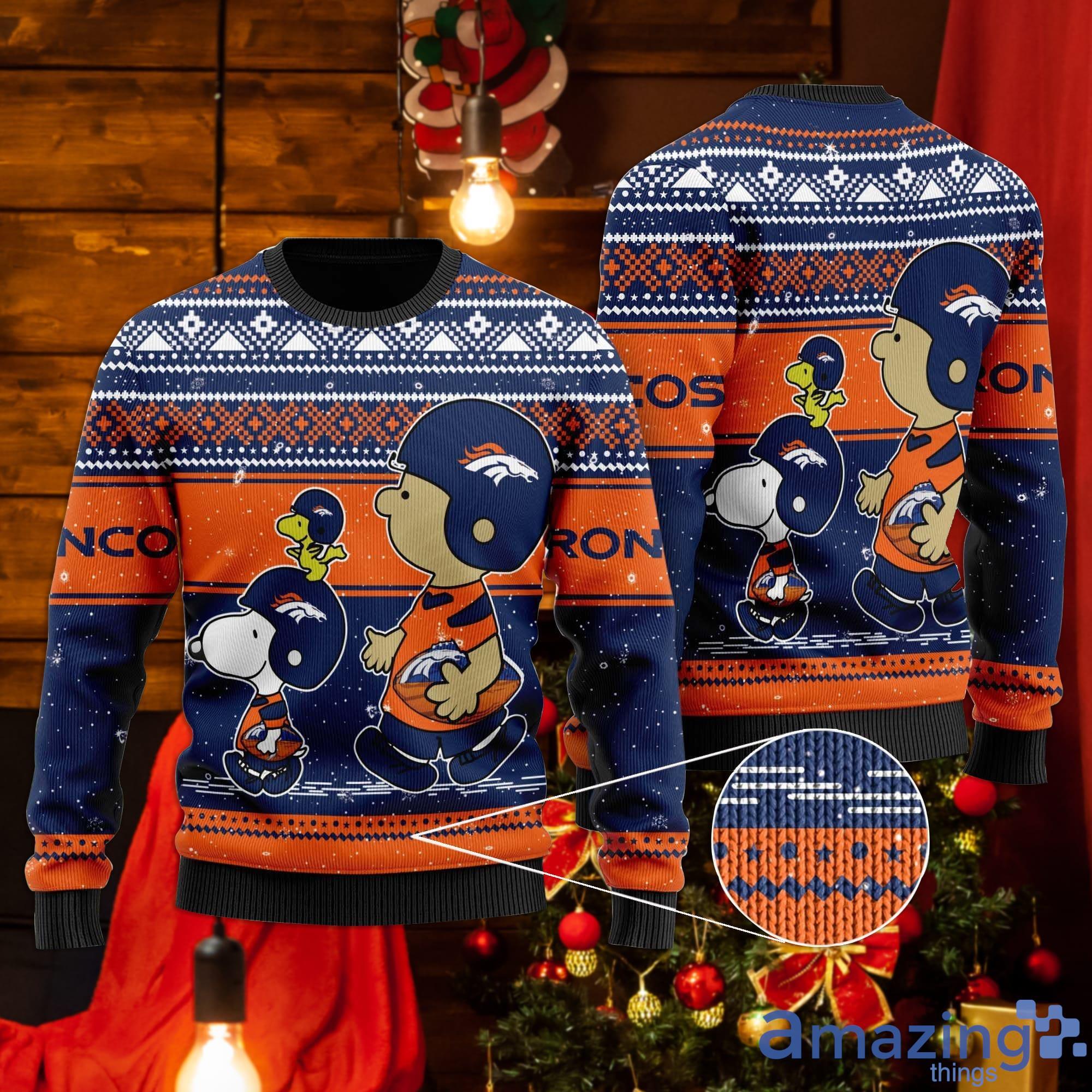 Denver Broncos Snoopy Lover Ugly Christmas Sweater