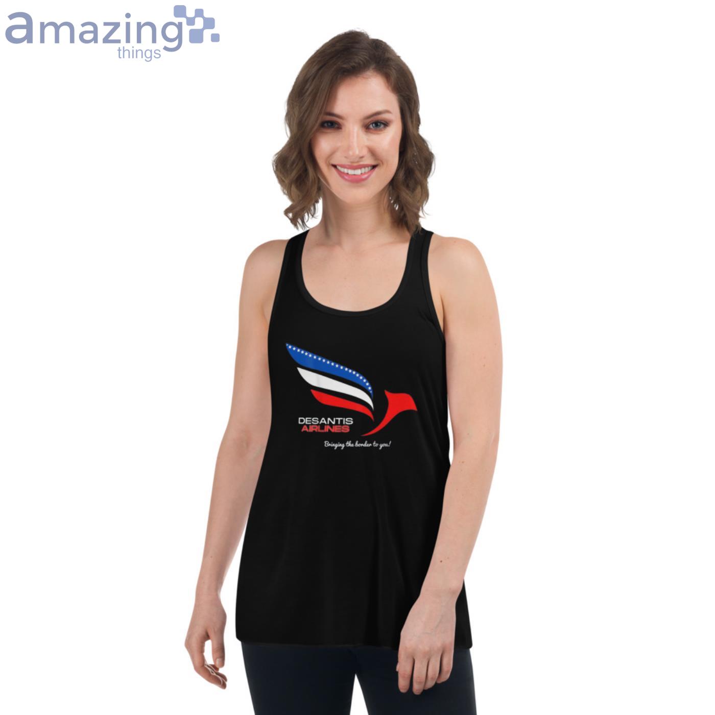 Desantis Airlines Shirt Print on Back image Desantis Airlines Shirt Print on Back