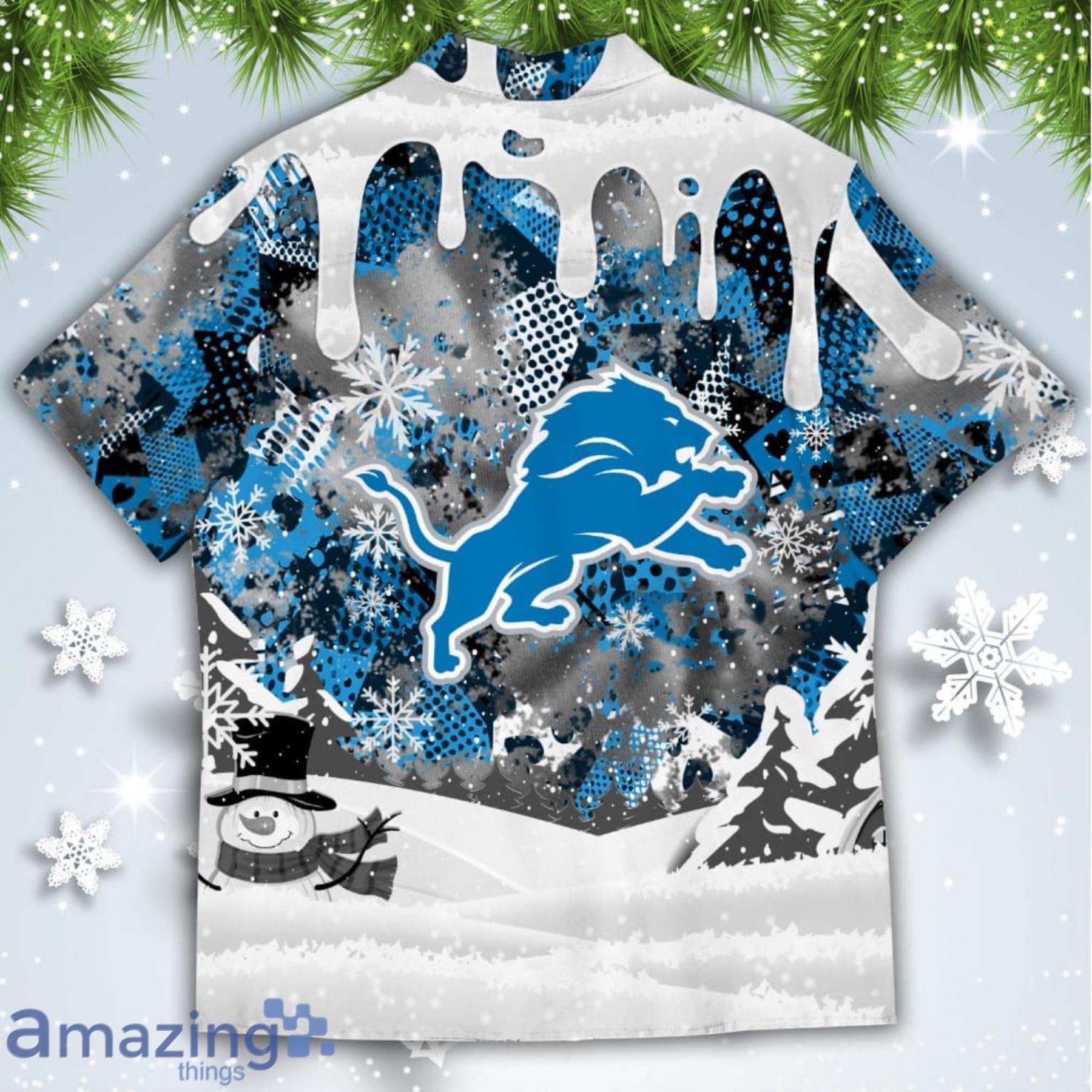 A Happy Christmas With Detroit Lions Snoopy Hoodie 