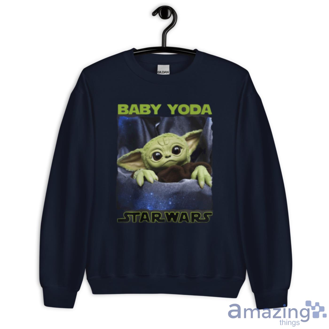 Disney Baby Yoda Cute Star Wars Shirts image Disney Baby Yoda Cute Star Wars Shirts - Unisex Crewneck Sweatshirt-1