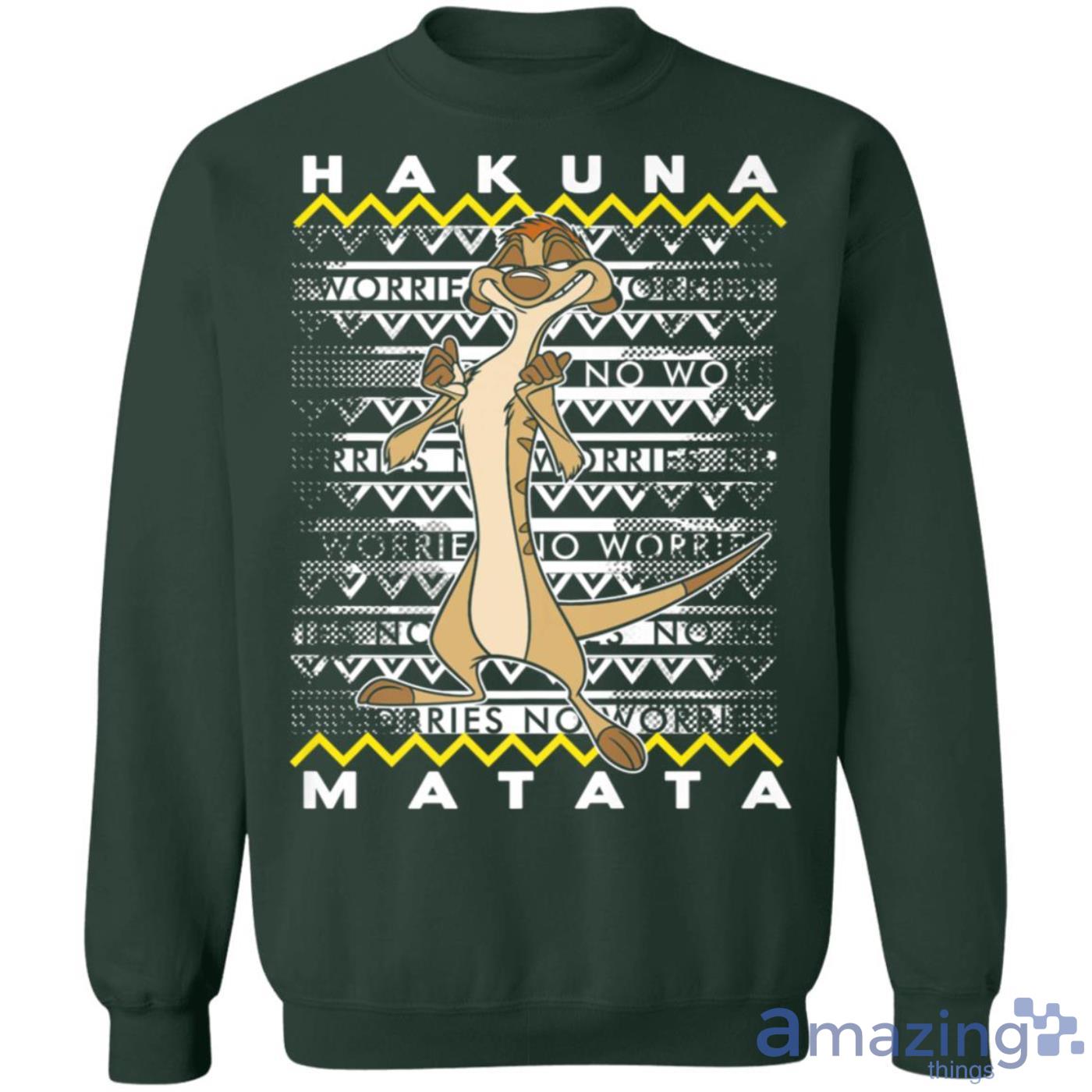 Disney Lion King Timon Christmas Sweatshirt Product Photo 1