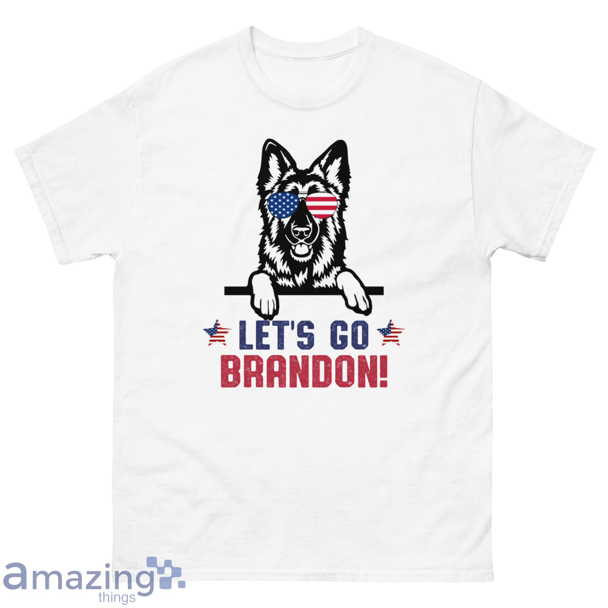 Dog Let's Go Brandon Shirt - G500 Men’s Classic T-Shirt-1