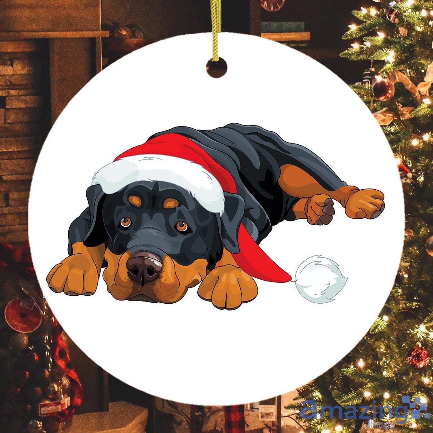 Dog Lover Rottweiler Christmas Gift Ornament Product Photo 1