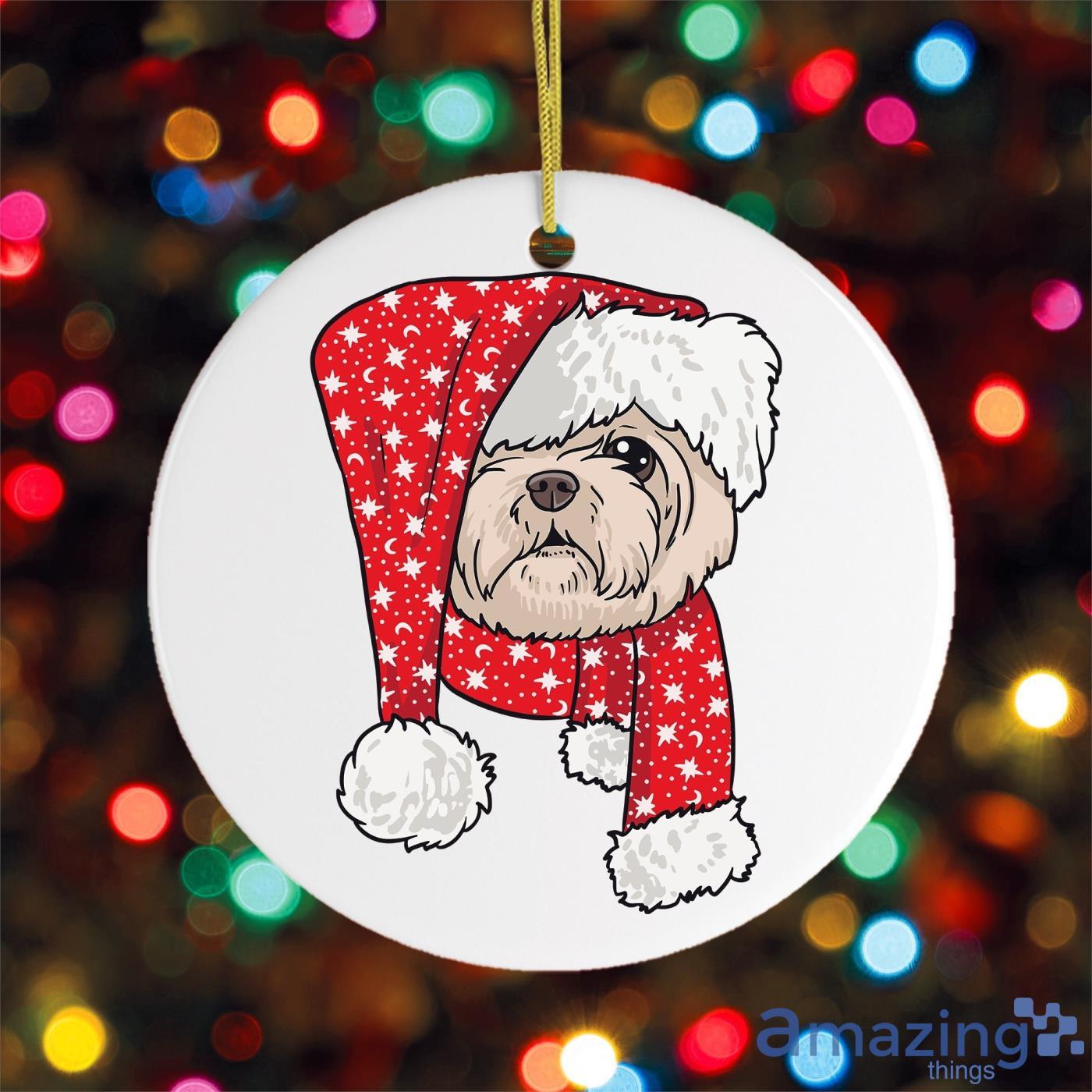 Dog Lover Shih Tzu Christmas Gift Ornament Product Photo 1