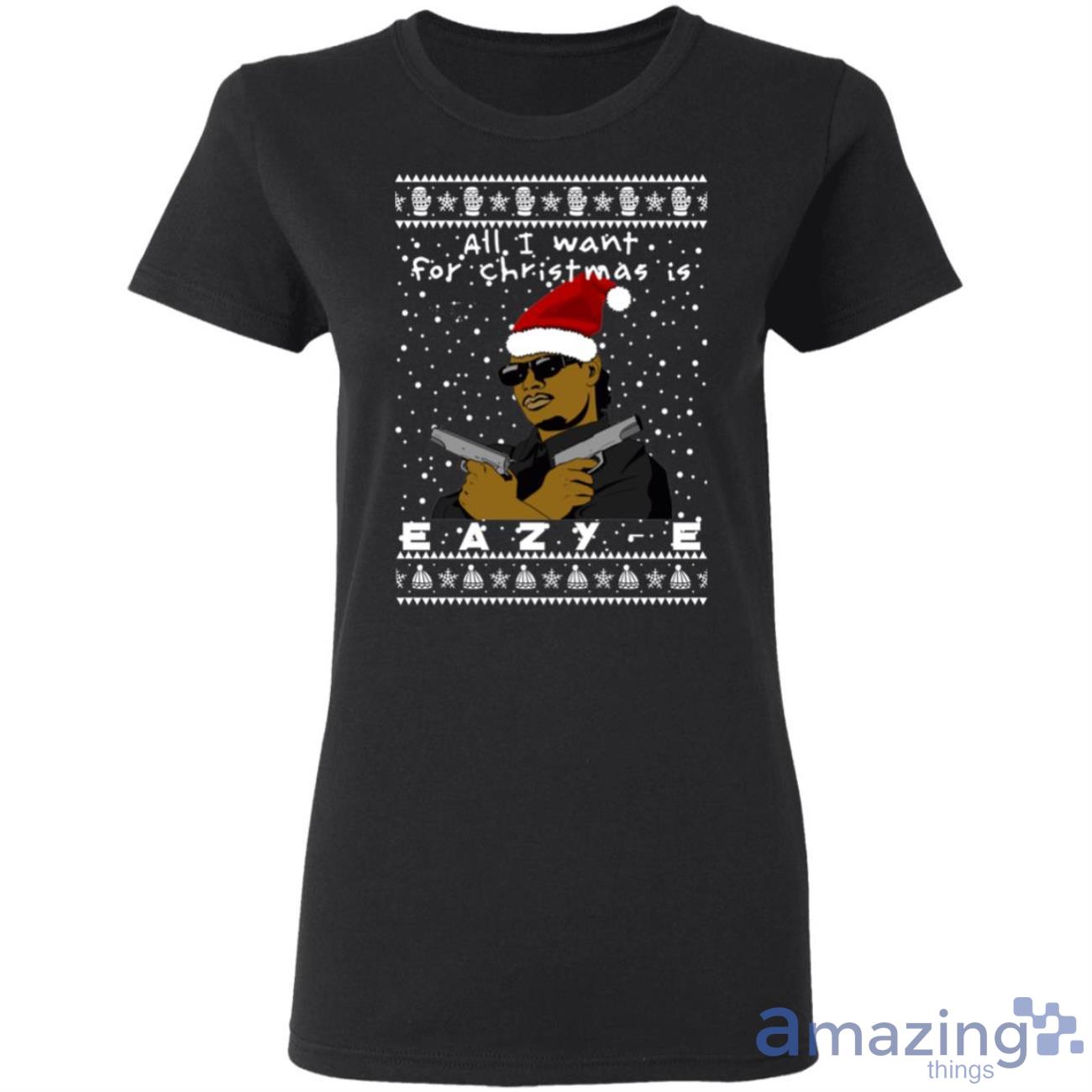 Eazy E Rapper Christmas Sweatshirt image Eazy-E Rapper Christmas Sweatshirt Product Photo 6