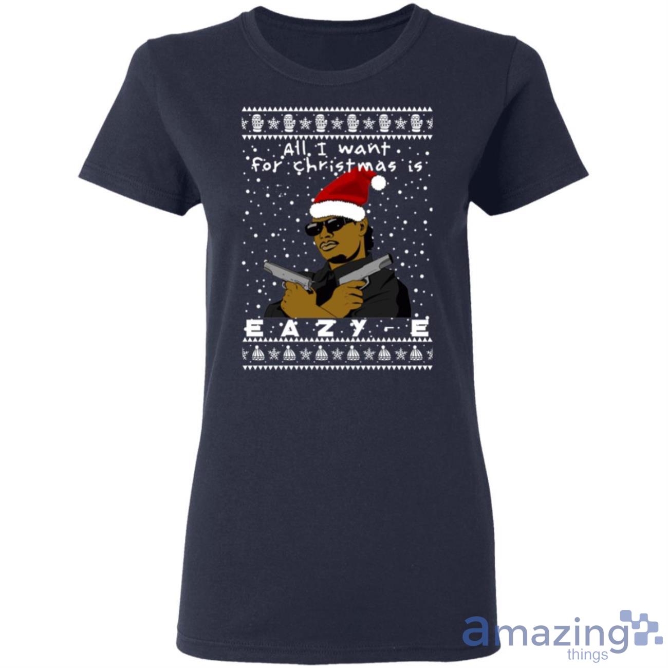 Eazy E Rapper Christmas Sweatshirt image Eazy-E Rapper Christmas Sweatshirt Product Photo 7