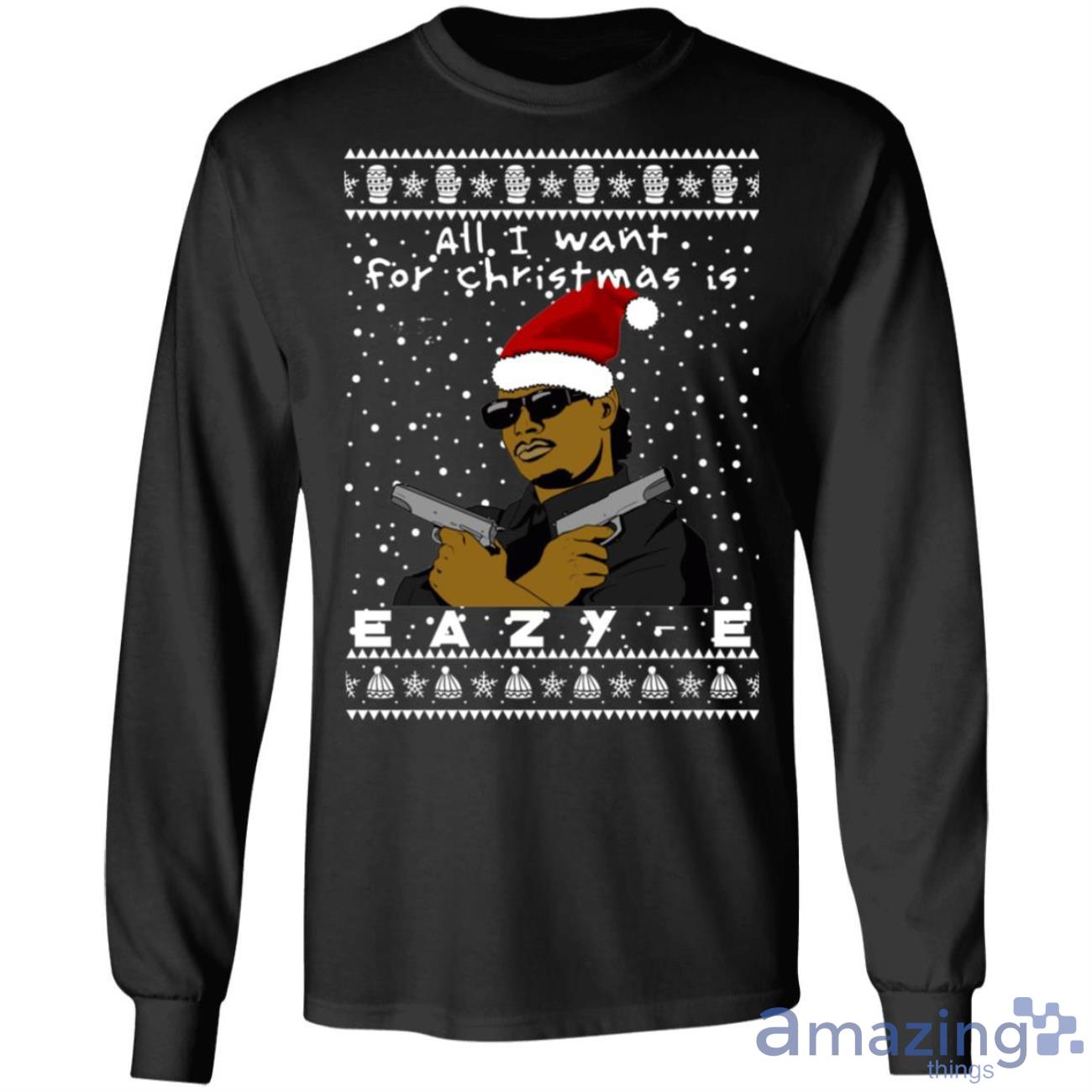 Eazy E Rapper Christmas Sweatshirt image Eazy-E Rapper Christmas Sweatshirt Product Photo 9