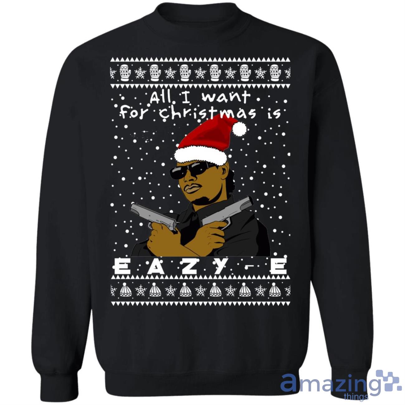 Eazy-E Rapper Christmas Sweatshirt Product Photo 1 Eazy-E Rapper Christmas Sweatshirt Product Photo 1