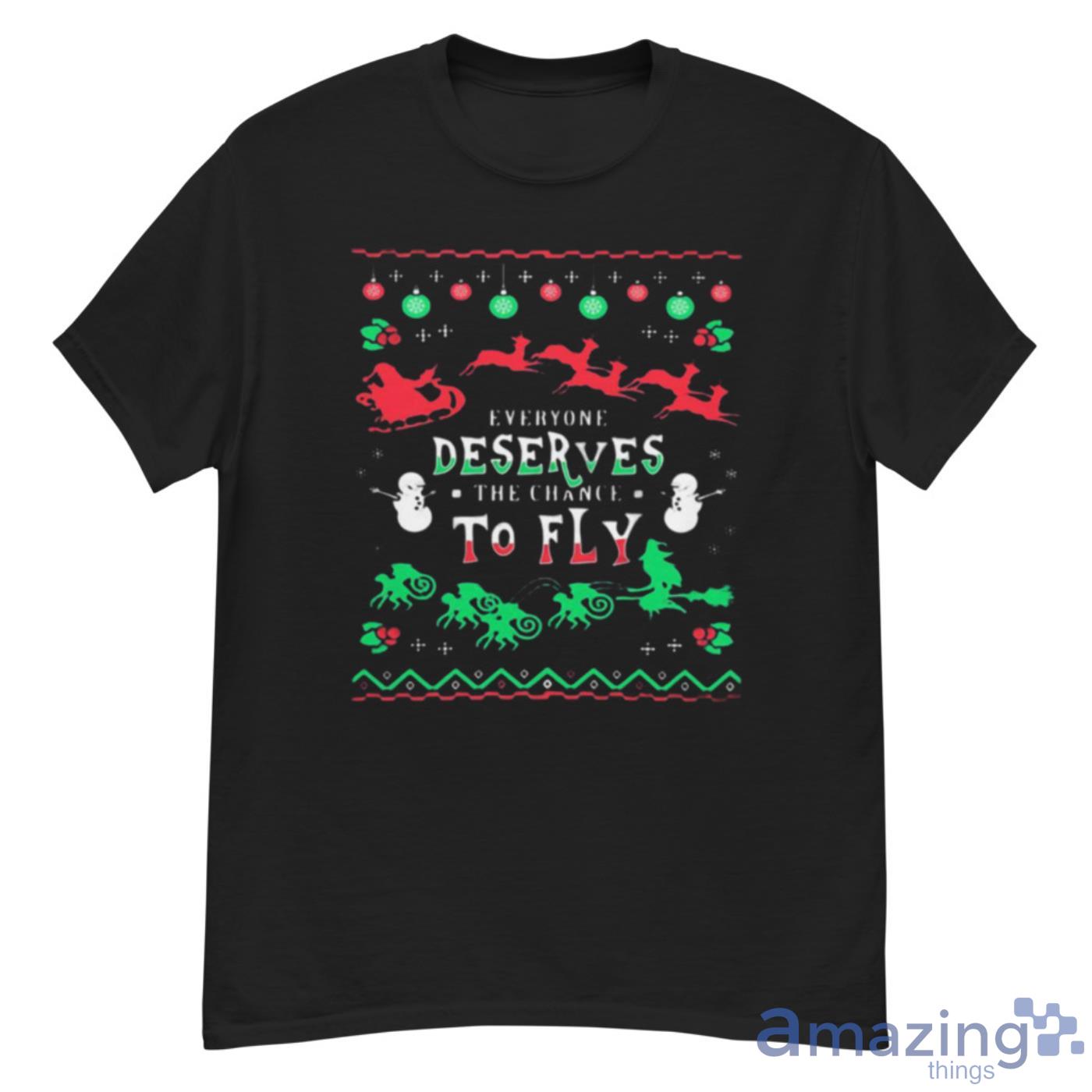 Everyone Deserves The Chance To Fly Christmas Shirt - G500 Men’s Classic T-Shirt