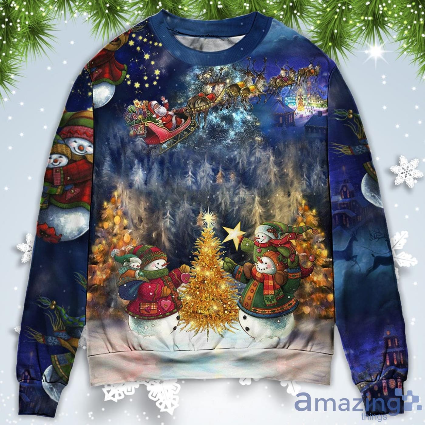 Family In Love Christmas Sweatshirt Sweater Product Photo 1