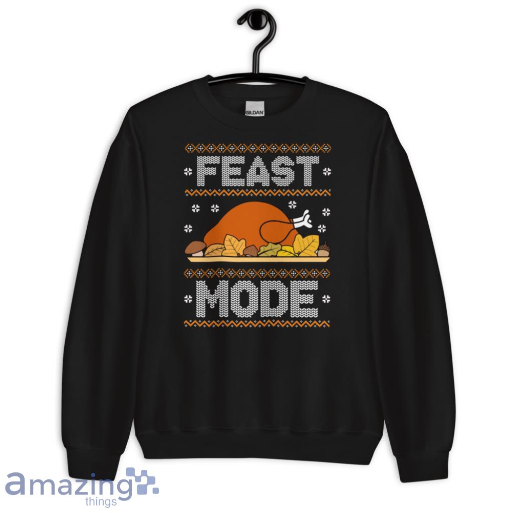Feast Mode Thanksgiving Christmas Sweatshirt image Feast Mode Thanksgiving Christmas Sweatshirt - G185 Crewneck Sweatshirt