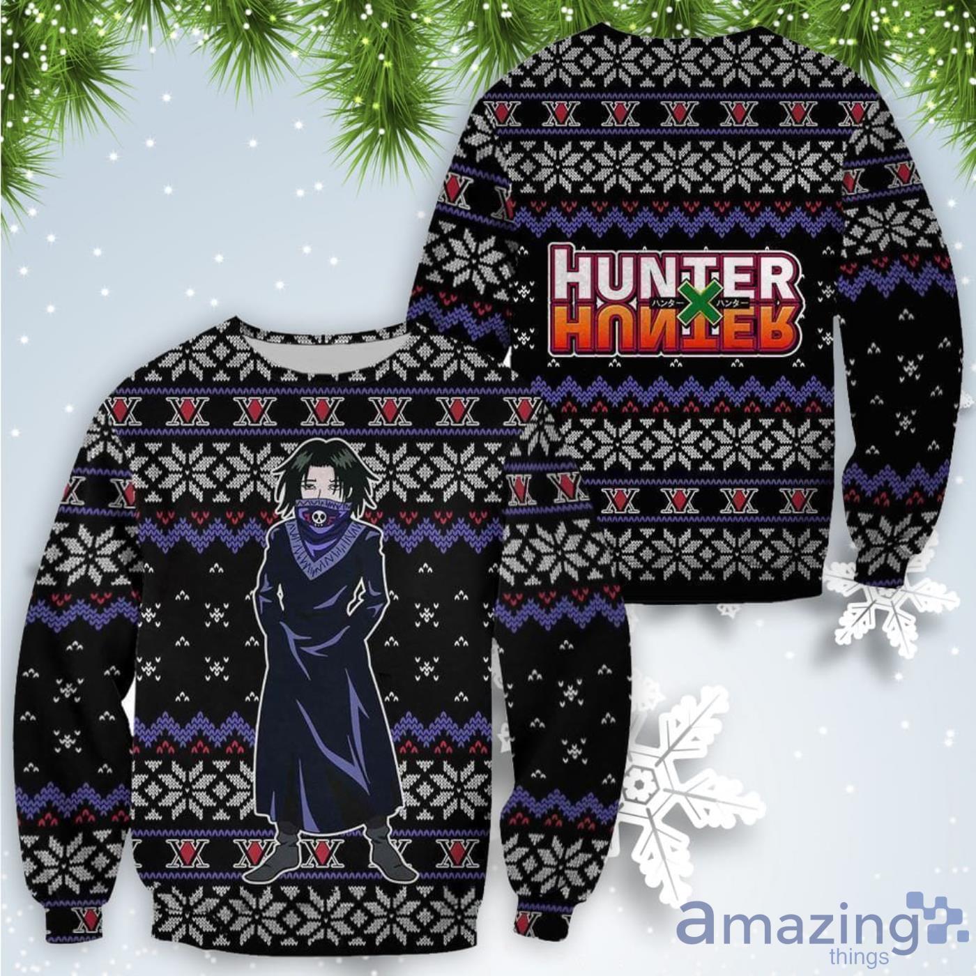 FeitanHunter × Hunter Anime Clothes Ugly Christmas Sweater Product Photo 1 FeitanHunter × Hunter Anime Clothes Ugly Christmas Sweater Product Photo 1