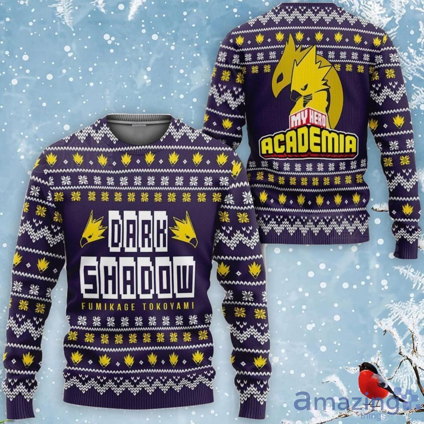 Fumikage Tokoyami Dark Shadow My Hero Academia Ugly Christmas Sweater Product Photo 1