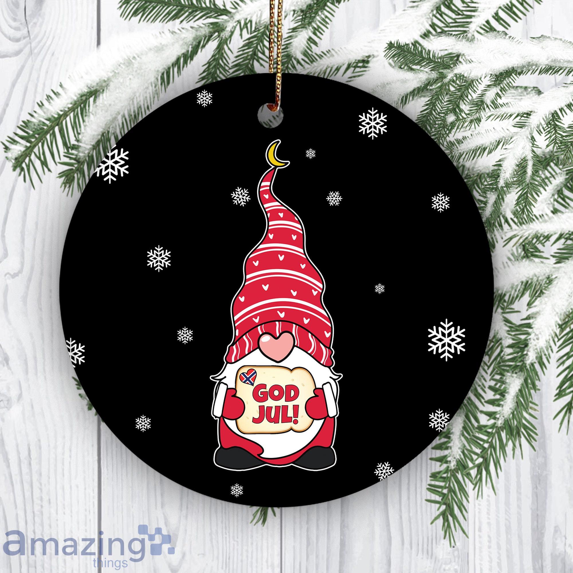 God Ful Ornament Christmas Gnome Christmas Vibes Swedish Christmas Gift Ornament Product Photo 1