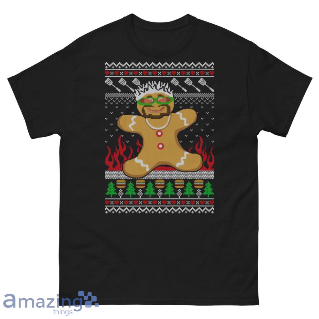 Guy Fieri Ugly Christmas Sweatshirt image Guy Fieri Ugly Christmas Sweatshirt - Unisex Classic T-Shirt-1