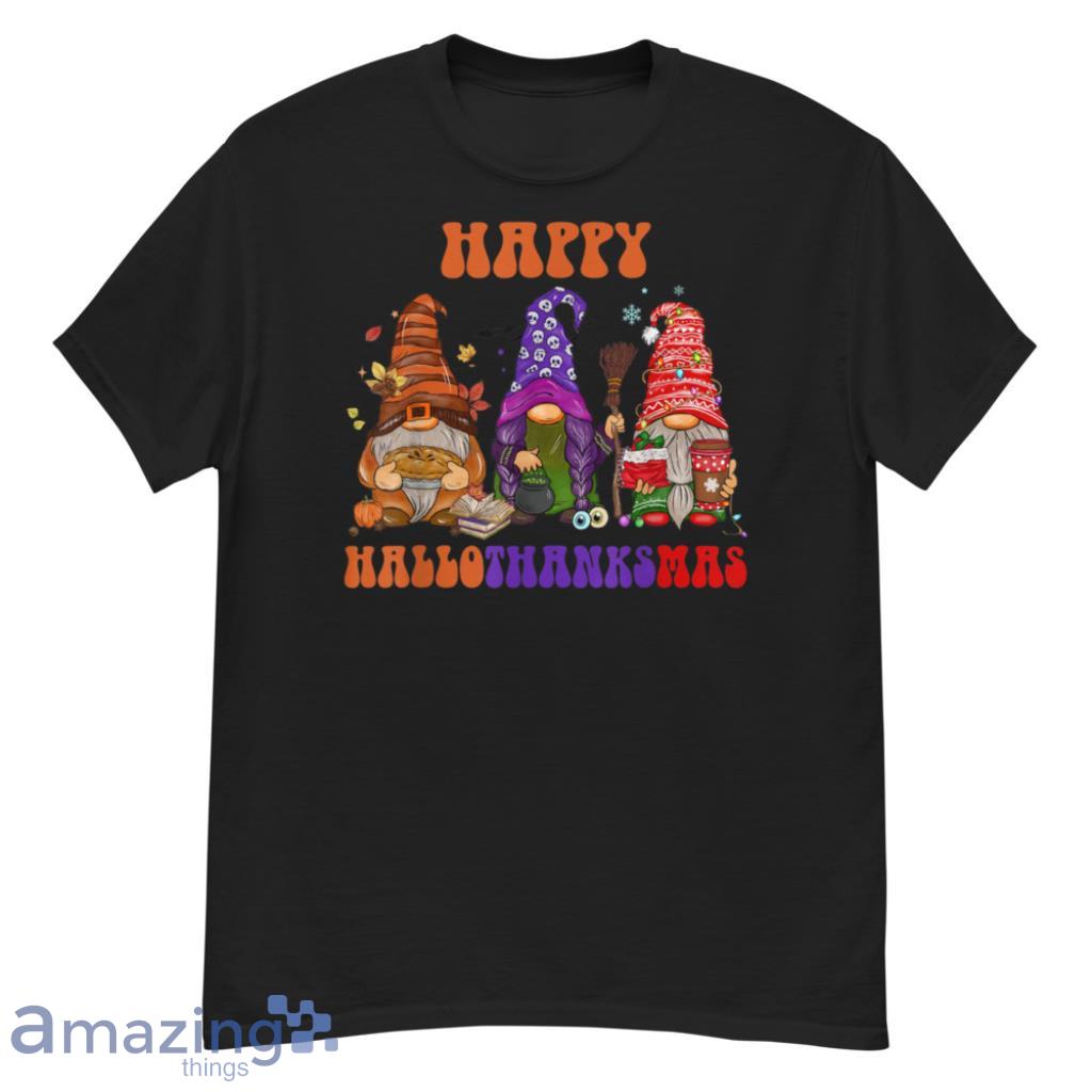 Hallothanksmas shirt Hallowen Thanksgiving Christmas T-Shirt - G500 Men’s Classic T-Shirt