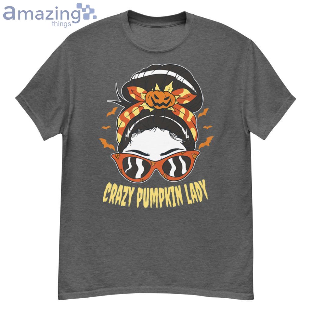 Halloween Crazy Pumpkin Band Lady Premium T-Shirt Product Photo 1