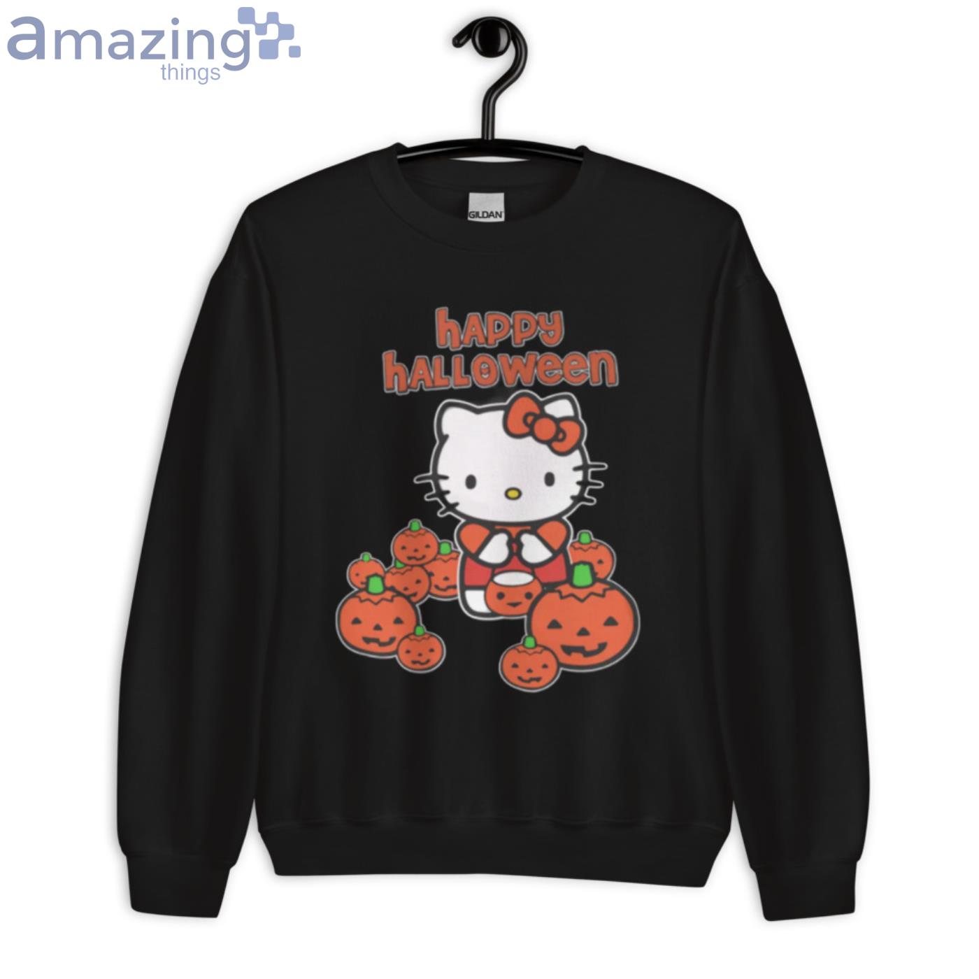 Halloween Hello Kitty T Shirt image Halloween Hello Kitty T-Shirt - Unisex Crewneck Sweatshirt