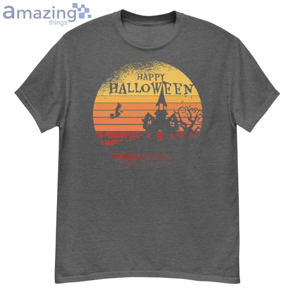 Halloween Women Girls Witch Costume Scary Witch Premium T-Shirt Product Photo 1