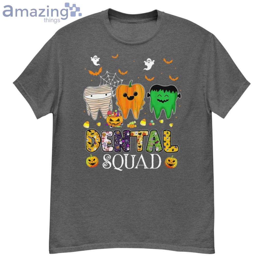 Happy Hallothanksmas Halloween Dental Squad 2 Nurse Premium T-Shirt Product Photo 1