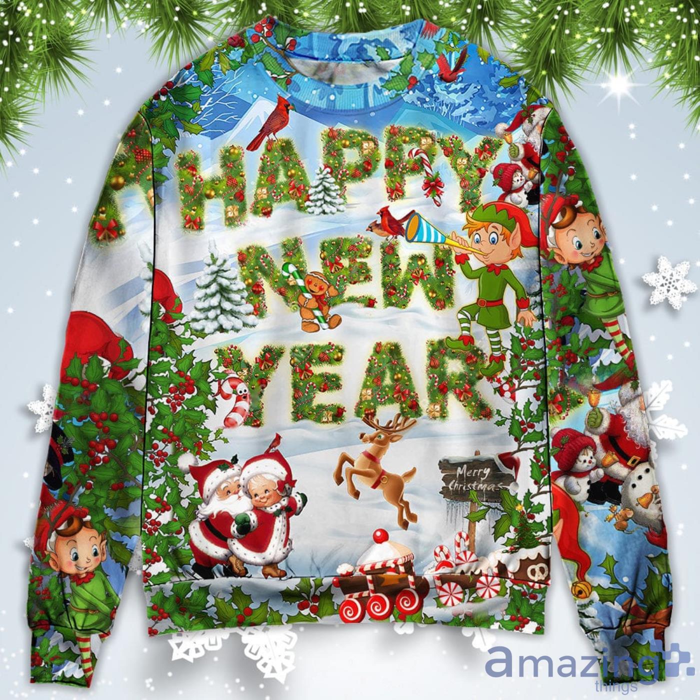 Happy new year on sale sweater