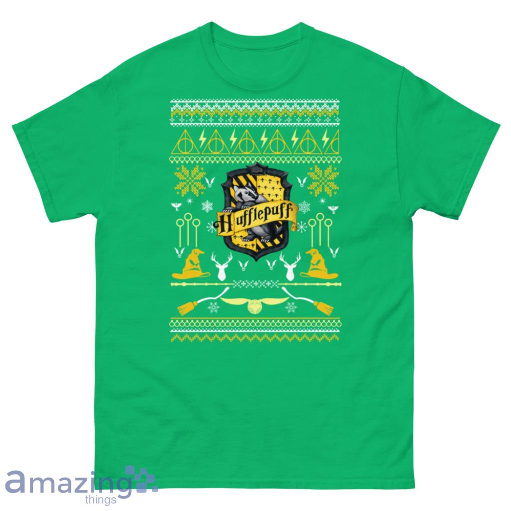 Harry Potter Hufflepuff Ugly Christmas Shirt image Harry Potter Hufflepuff Ugly Christmas Shirt - Unisex Classic T-Shirt-2