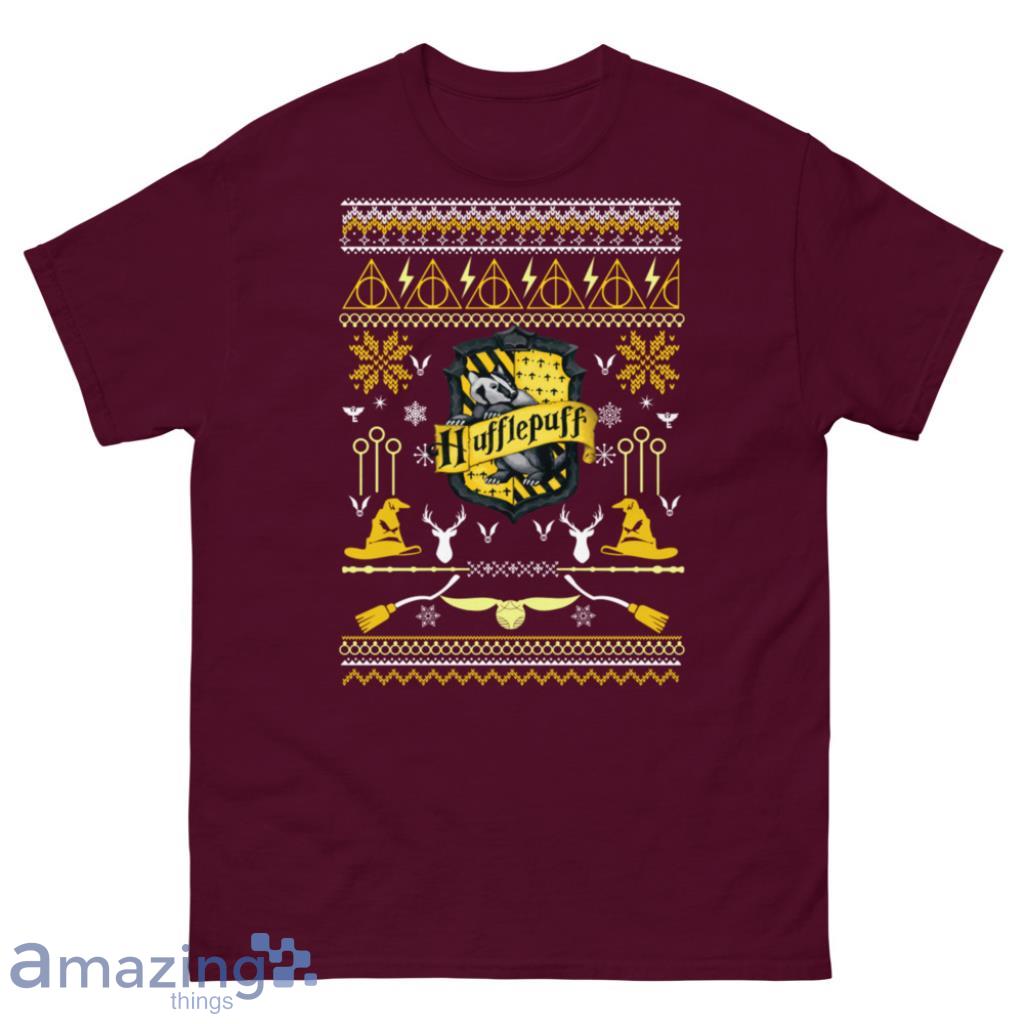Harry Potter Hufflepuff Ugly Christmas Shirt image Harry Potter Hufflepuff Ugly Christmas Shirt - Unisex Classic T-Shirt