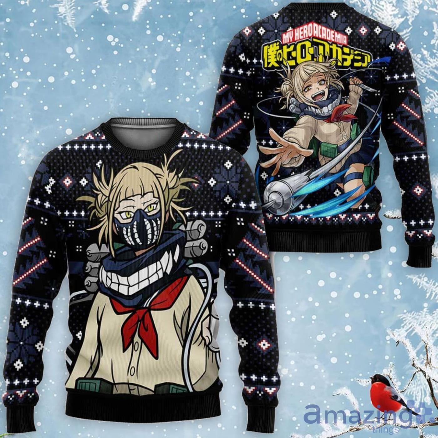 Himiko Toga Custom Anime My Hero Academia Ugly Christmas Sweater Product Photo 1