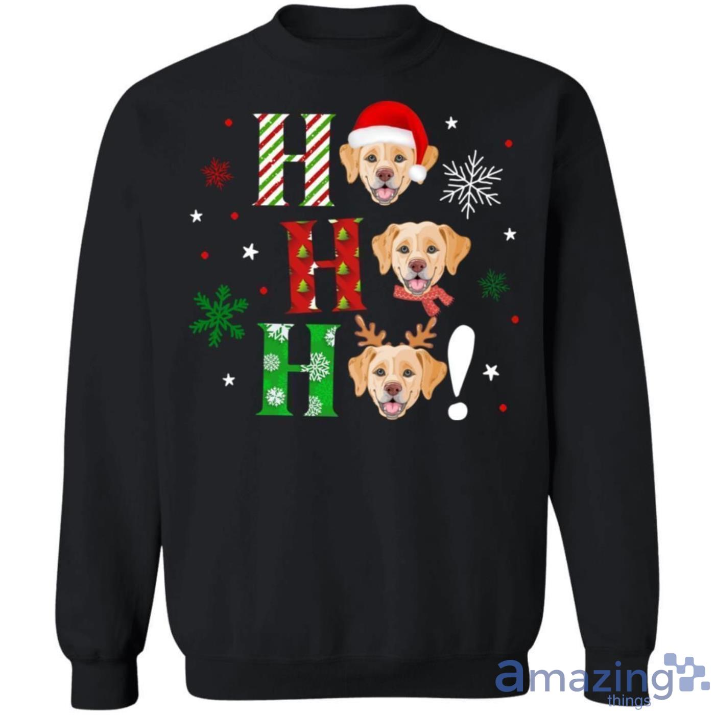 Ho Ho Ho Labrador Christmas Dog Sweater Sweatshirt Christmas Gifts Product Photo 1